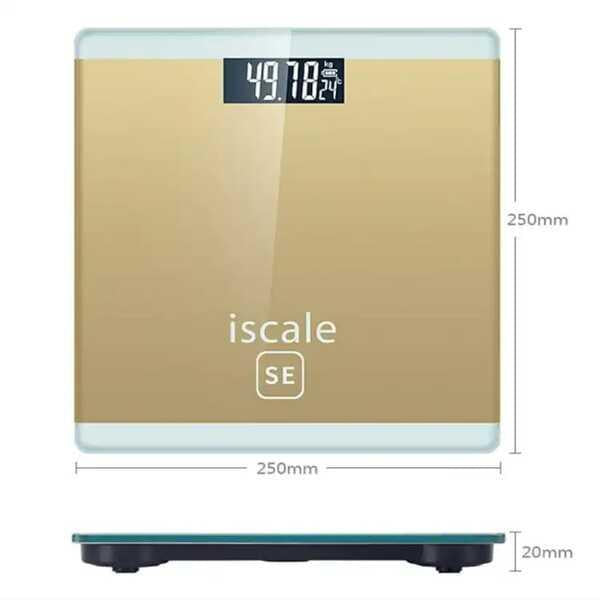 Premium Weight Scale 5-150KG Toughened Glass LED Display