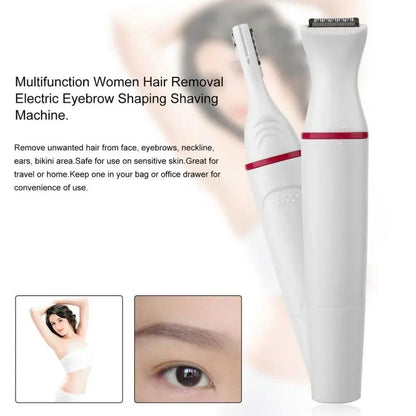 Women's Hair Trimmer Easy-Clean ABS Plastic