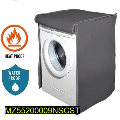 Waterproof Washing Machine Cover Grey Stain Resistant