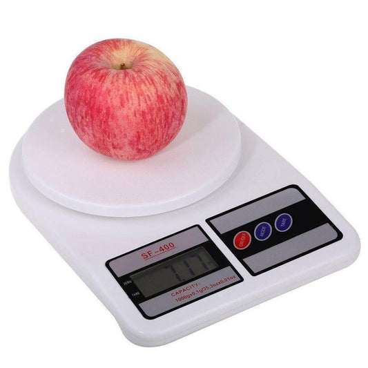 Digital Kitchen Scale 1000g Stainless Steel White