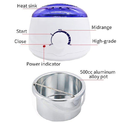 Pro Wax Heater for Home Salon Smooth Hair Free Skin