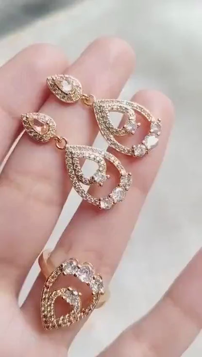 *Product Name*: Gold Plated Zircone Pendant Set for Pakistani Women