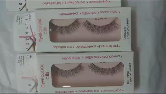 3D False Eyelashes Black Reusable Lightweight Luxury