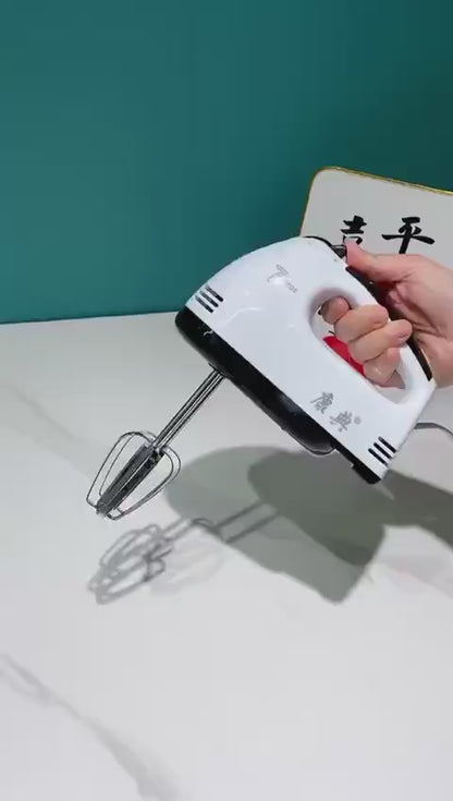 Kenwood 7-Speed Hand Mixer White Stainless Steel Beaters