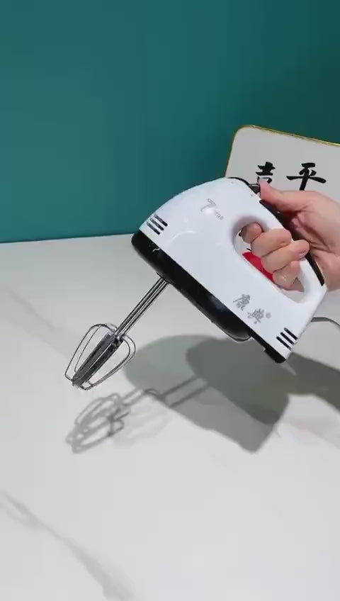 Kenwood 7-Speed Hand Mixer White Stainless Steel Beaters