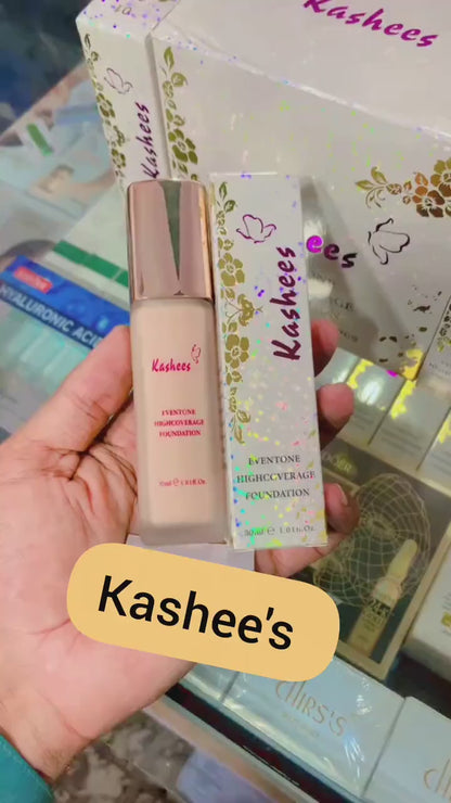 Kashees Foundation 20ml High Coverage All Skin Types