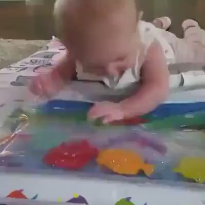 Double Sided Ocean Theme Water Mat for Kids
