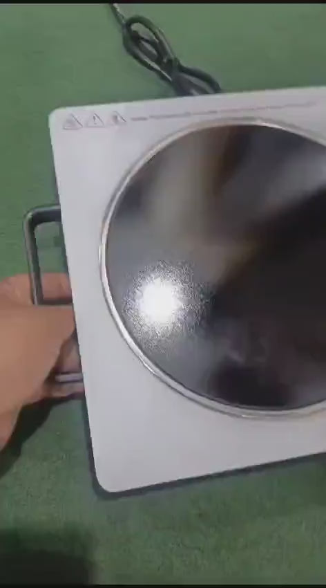 Portable Electric Stove 3500W Stainless Steel White Black