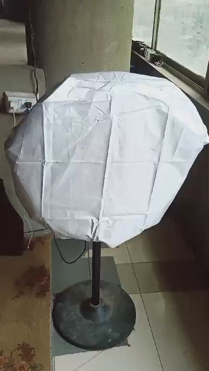 Silver Parachute Fan Cover Dust Proof Pakistan