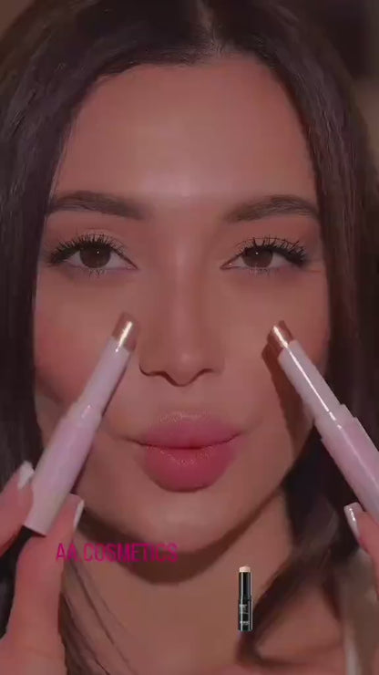 2 in 1 Jelly Shimmer Eyeshadow Stick for Pakistani Skin