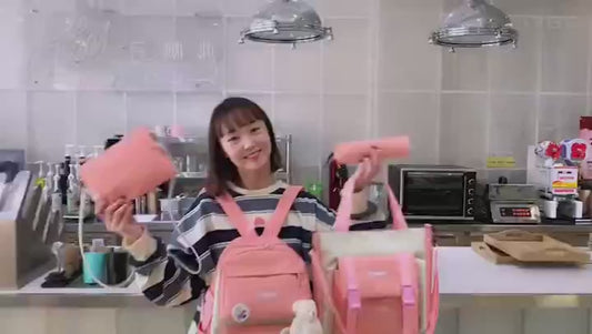 Rolling Backpack Set