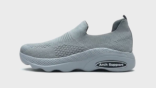 Men's EVA Arch Support Slip-On Sneakers Grey