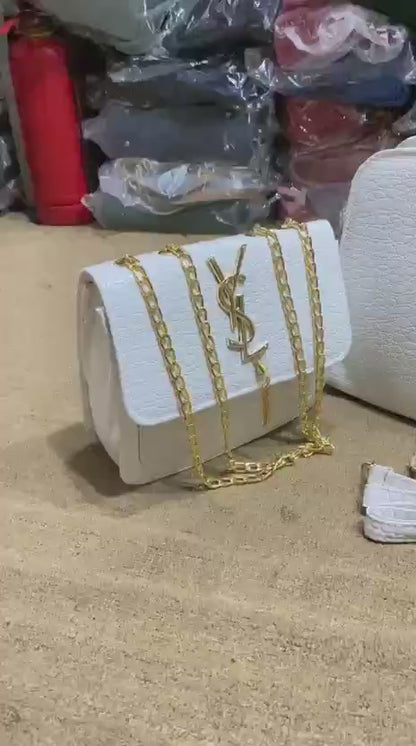 Girl's Leather Plain Hand Bag