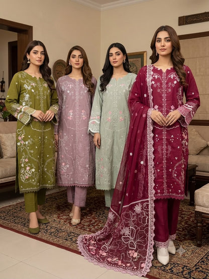 Qalamkar Luxury Embroidered