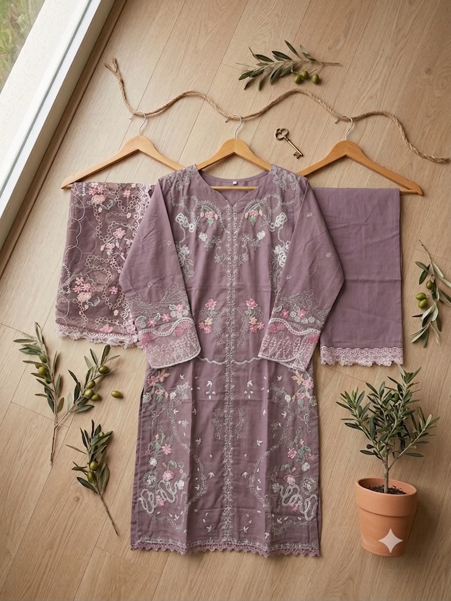Qalamkar Luxury Embroidered