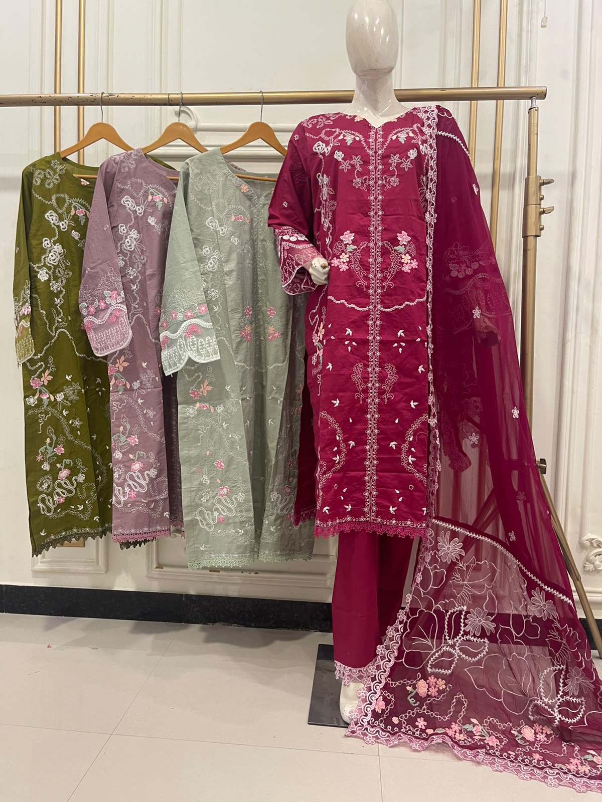 Qalamkar Luxury Embroidered
