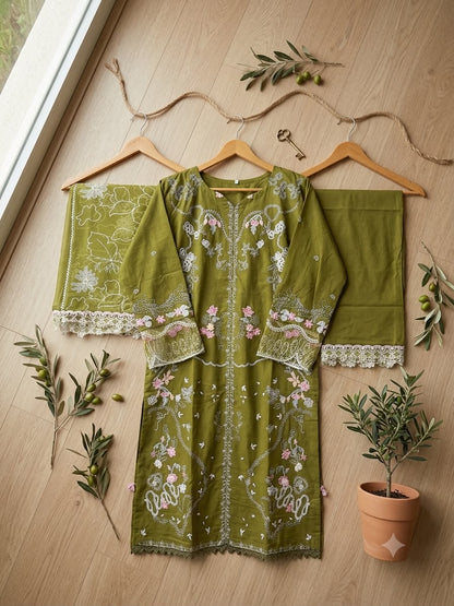 Qalamkar Luxury Embroidered
